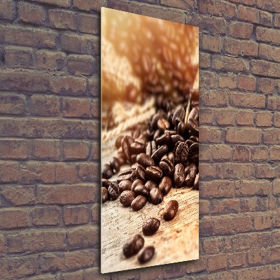Staand foto in plexiglas Koffiebonen