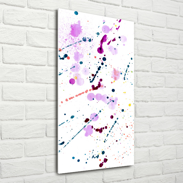 Staand foto in plexiglas Kleurrijke vlekken
