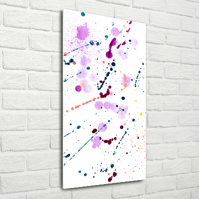 Staand foto in plexiglas Kleurrijke vlekken