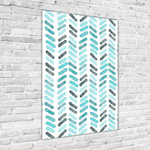 Staand foto plexiglas Blauwe visgraat