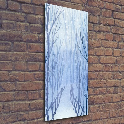 Staand foto plexiglas Bos in de winter