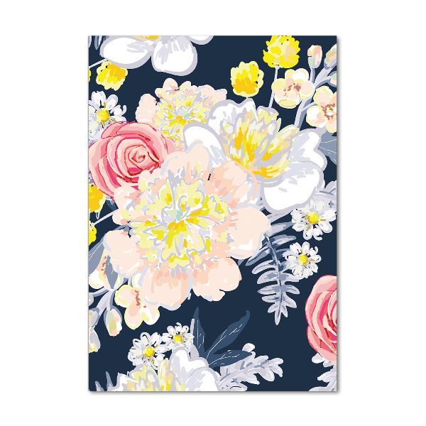 Staand foto in plexiglas Een boeket bloemen