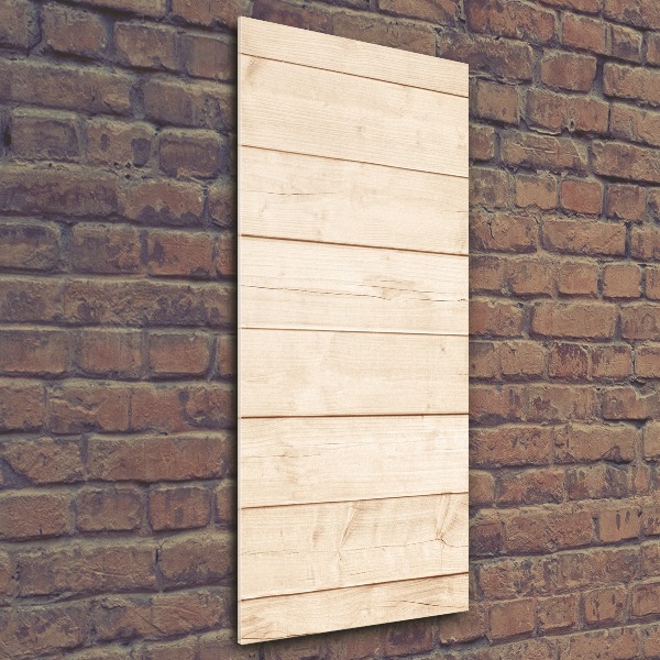 Staand foto in plexiglas Houten achtergrond