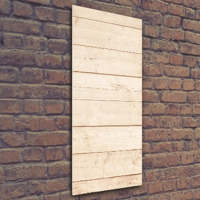 Staand foto in plexiglas Houten achtergrond