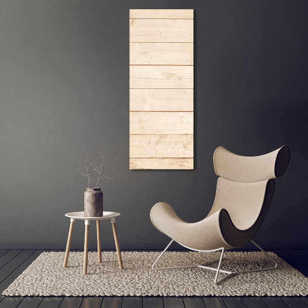 Staand foto in plexiglas Houten achtergrond