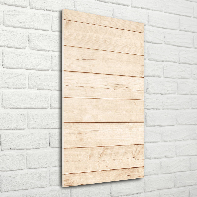 Staand foto in plexiglas Houten achtergrond