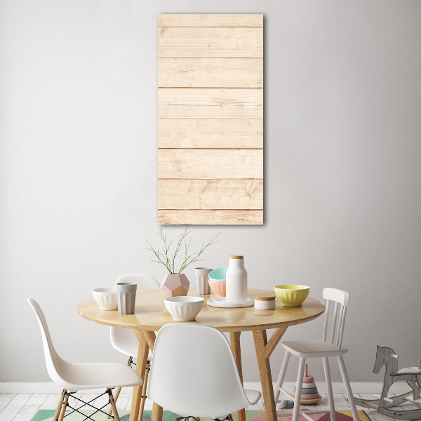 Staand foto in plexiglas Houten achtergrond