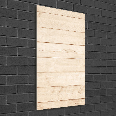 Staand foto in plexiglas Houten achtergrond