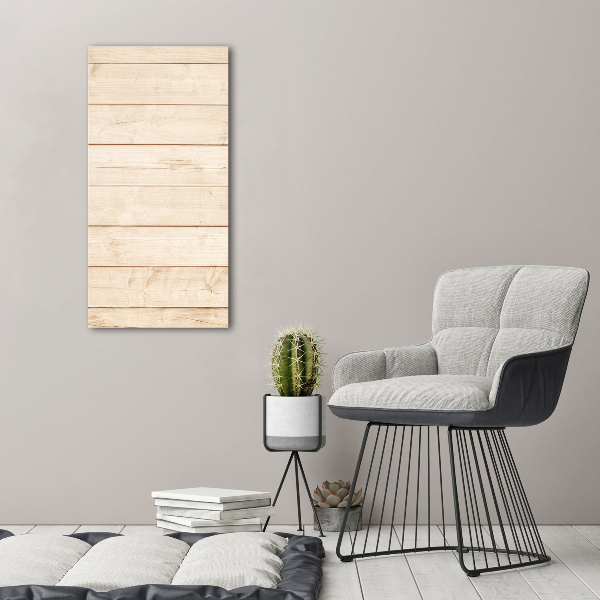Staand foto in plexiglas Houten achtergrond