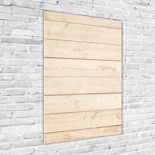 Staand foto in plexiglas Houten achtergrond