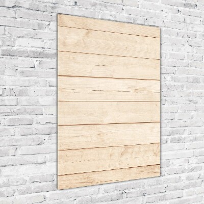 Staand foto in plexiglas Houten achtergrond