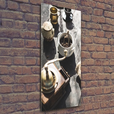 Staand plexiglas foto Koffiemolen