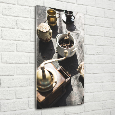 Staand plexiglas foto Koffiemolen