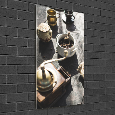 Staand plexiglas foto Koffiemolen