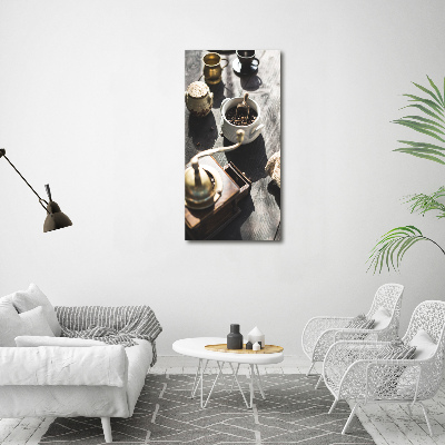 Staand plexiglas foto Koffiemolen