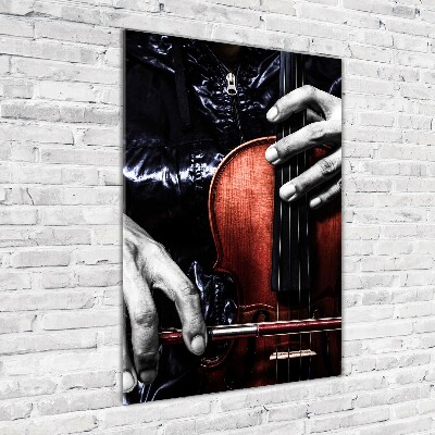 Staand foto in plexiglas Viool