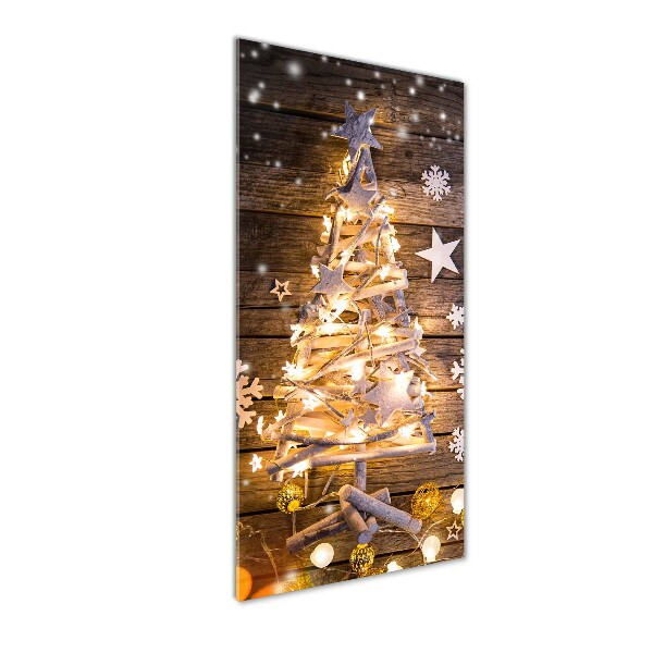 Staand foto in plexiglas Lichtgevende kerstboom