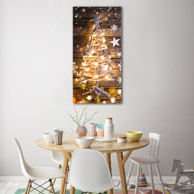 Staand foto in plexiglas Lichtgevende kerstboom
