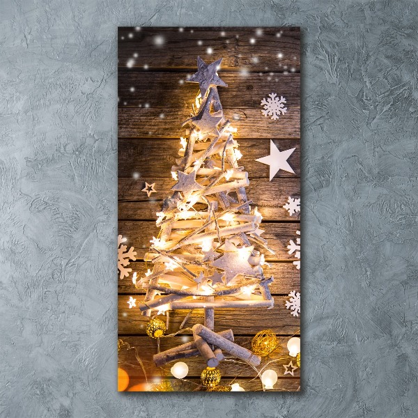 Staand foto in plexiglas Lichtgevende kerstboom