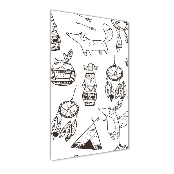 Staand plexiglas foto Indiase achtergrond