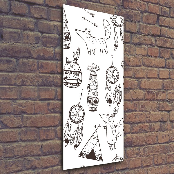 Staand plexiglas foto Indiase achtergrond