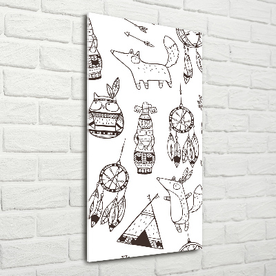 Staand plexiglas foto Indiase achtergrond