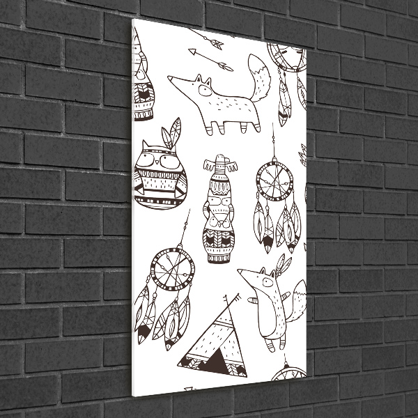 Staand plexiglas foto Indiase achtergrond