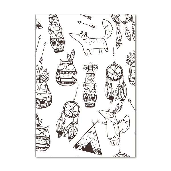 Staand plexiglas foto Indiase achtergrond