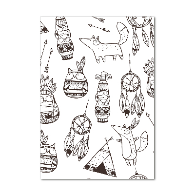 Staand plexiglas foto Indiase achtergrond