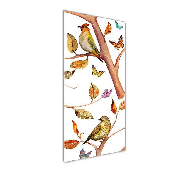 Staand foto plexiglas Vogels, vlinders, bladeren