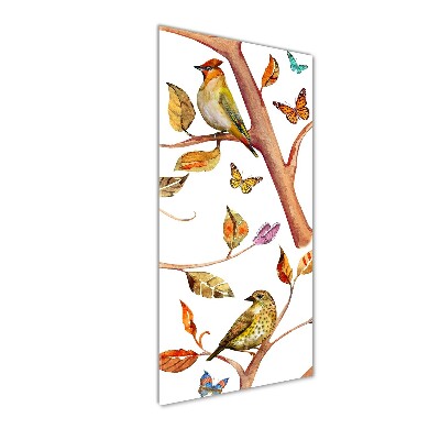 Staand foto plexiglas Vogels, vlinders, bladeren