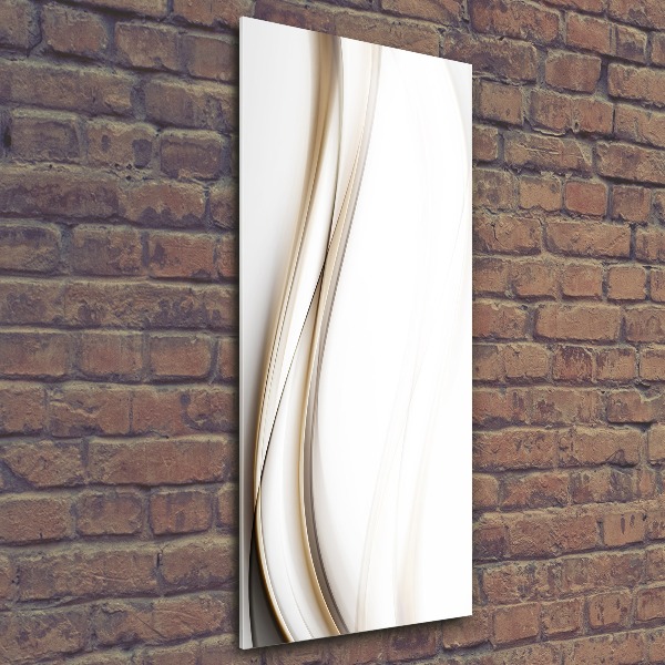 Staand plexiglas foto Abstracte golf