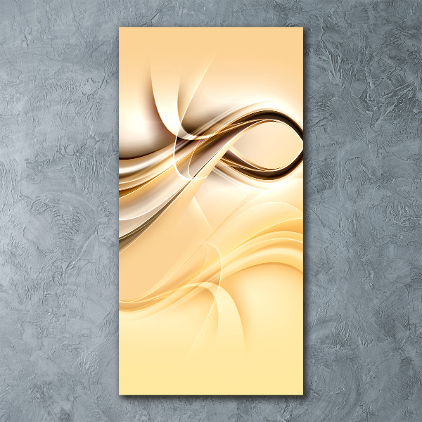 Staand foto plexiglas Abstracte golf