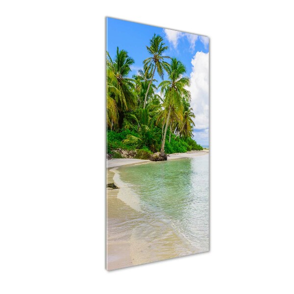 Staand plexiglas foto Tropisch strand