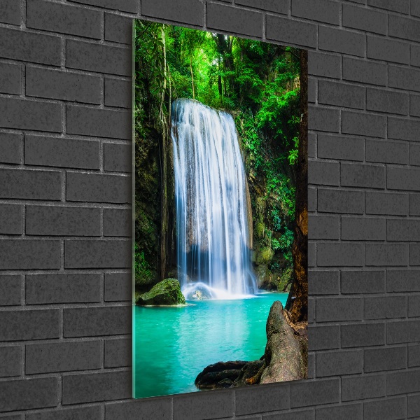 Staand foto in plexiglas Waterval