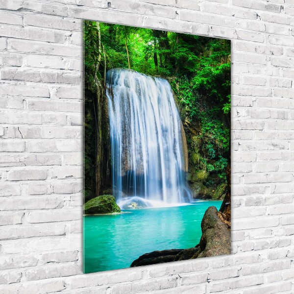 Staand foto in plexiglas Waterval