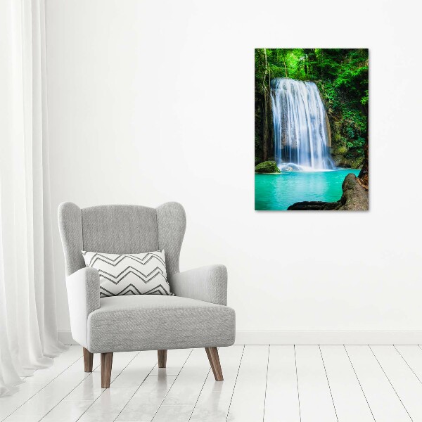 Staand foto in plexiglas Waterval
