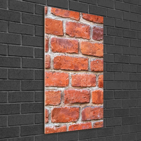 Staand foto plexiglas Bakstenen muur