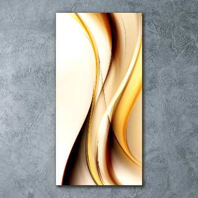 Staand foto in plexiglas Abstracte golf