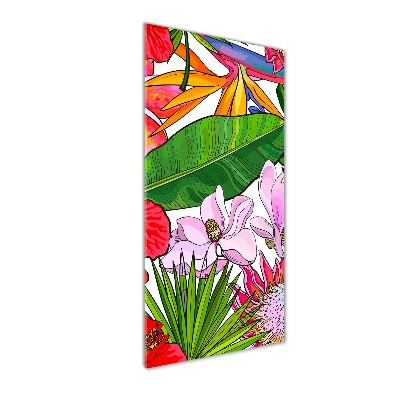 Staand foto plexiglas Hawaiiaans patroon