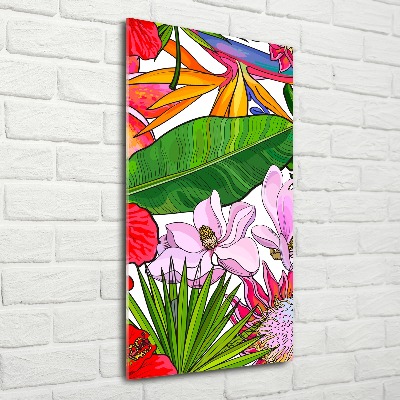 Staand foto plexiglas Hawaiiaans patroon