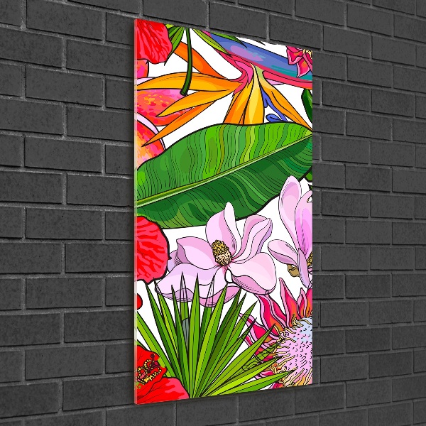 Staand foto plexiglas Hawaiiaans patroon