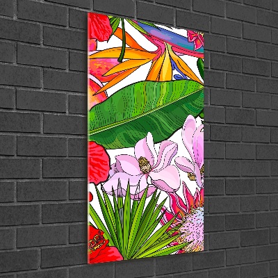 Staand foto plexiglas Hawaiiaans patroon