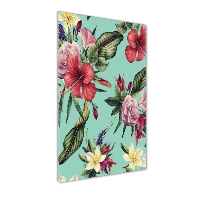 Staand foto op plexiglas Hawaiiaans patroon