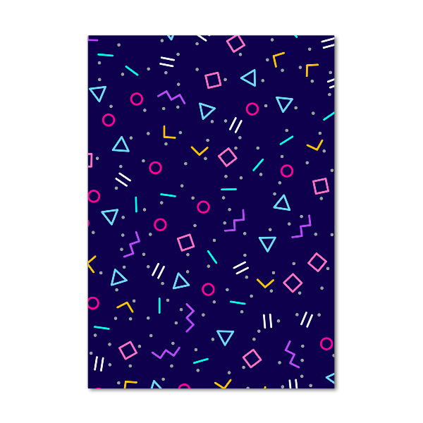 Staand foto in plexiglas Geometrische achtergrond