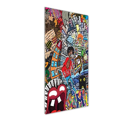 Staand foto op plexiglas Muzikale collage