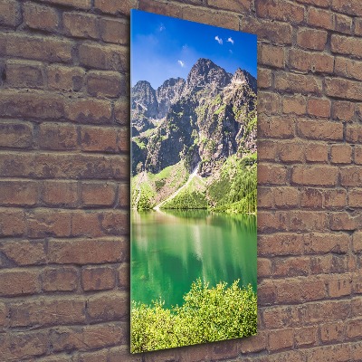 Staand plexiglas foto Het zeeoog ​​van het Tatragebergte