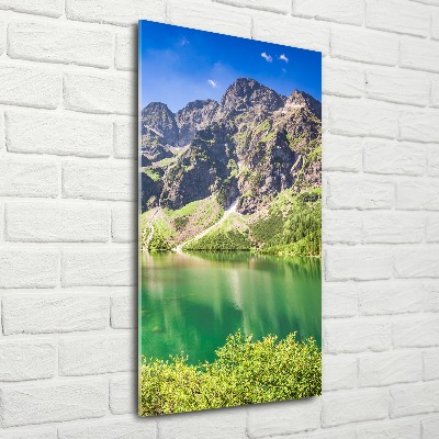 Staand plexiglas foto Het zeeoog ​​van het Tatragebergte