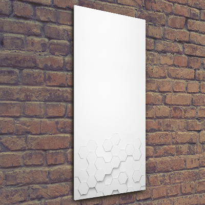 Staand foto plexiglas Achtergrond met zeshoeken