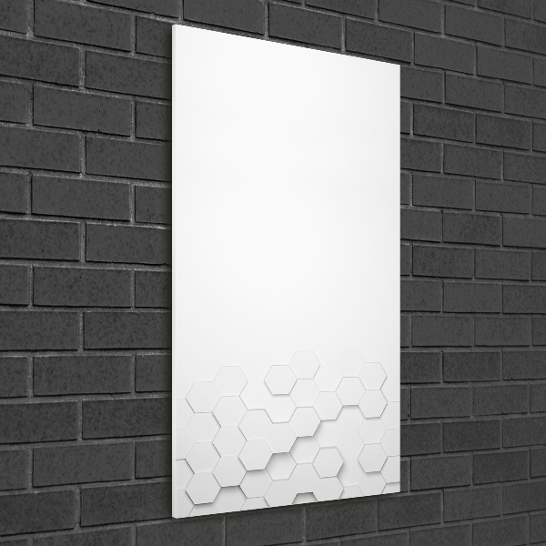 Staand foto plexiglas Achtergrond met zeshoeken